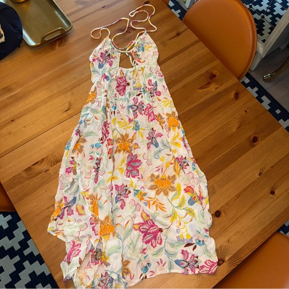 O’Neill Lillybelle Floral Halter Midi Dress EUC Medium - Picture 1 of 6